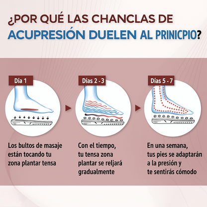 Sandalias de Acupresión para Descanso y Bienestar Feetzeen™